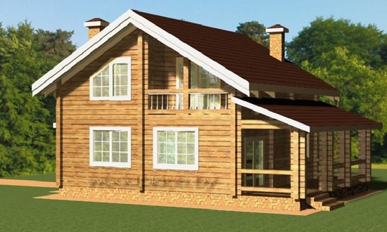 Деревянный дом "Затень"