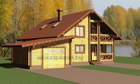 Деревянный дом "Пятевщина" 3