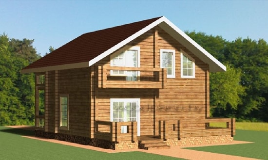 Деревянный дом "Мочаны"