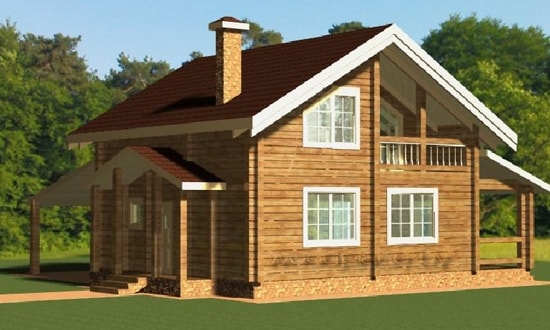 Деревянный дом "Затень" 3