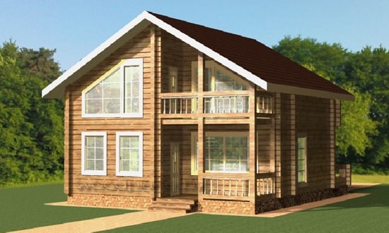 Деревянный дом "Мочаны" 2