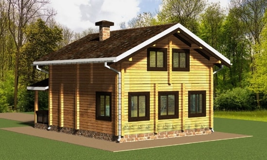 Деревянный дом "Барановичи" 1