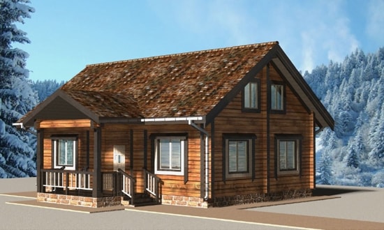 Деревянный дом "Слиж"