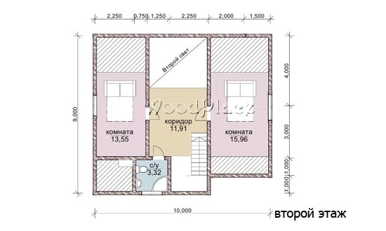Проект каркасного дома "Дубрава"