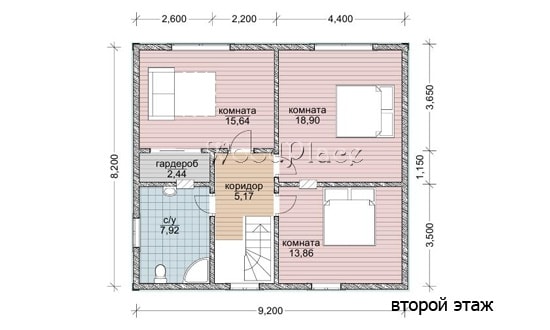 Проект каркасного дома "Ульяна"