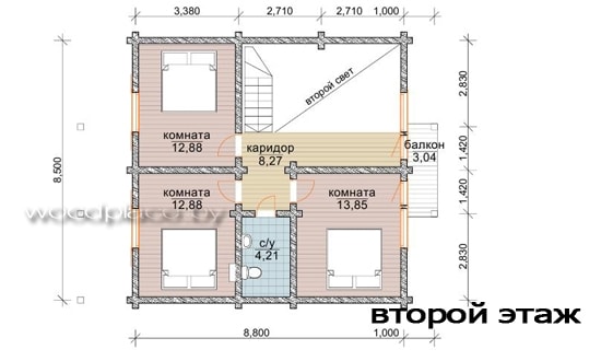 План 2-го этажа
