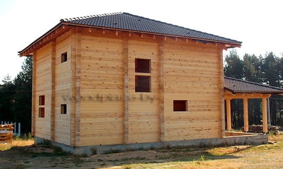 Вид на дом с торца