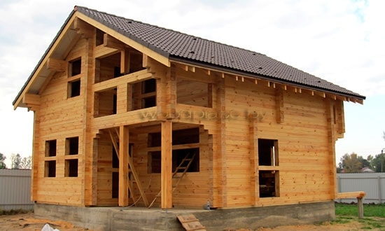 Готовый деревянный дом