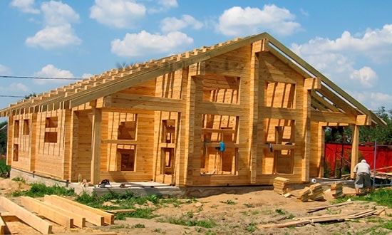 Общий вид на готовый сруб