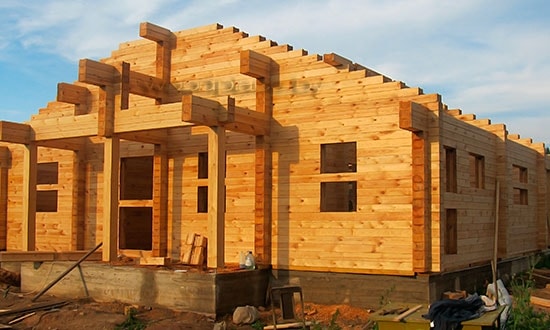 Вид на сруб