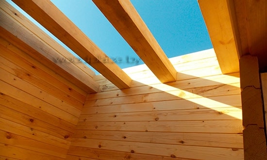 Вид на перекрытия изнутри