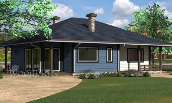 Проект каркасного дома "Алексей"