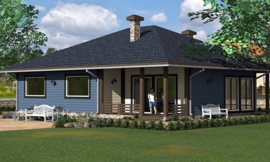 Проект каркасного дома "Алексей"