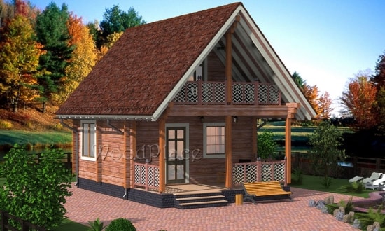 Проект бани  "На дачи"
