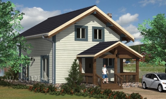 Проект каркасного дома "Барановичи"