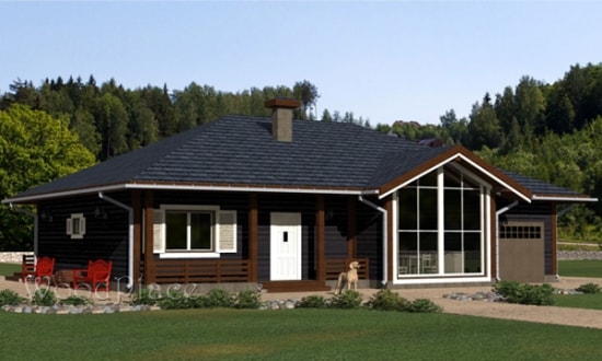 Проект каркасного дома "Белкалий"