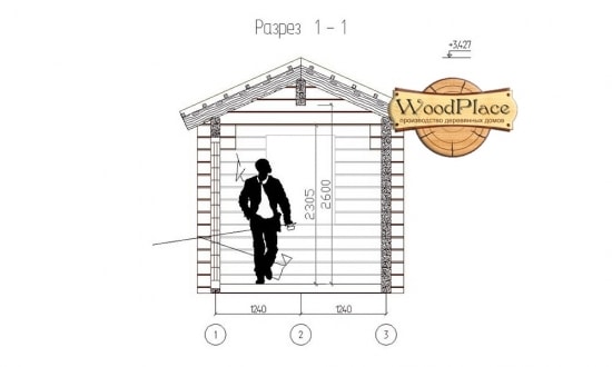 Проект бани "Буханка"