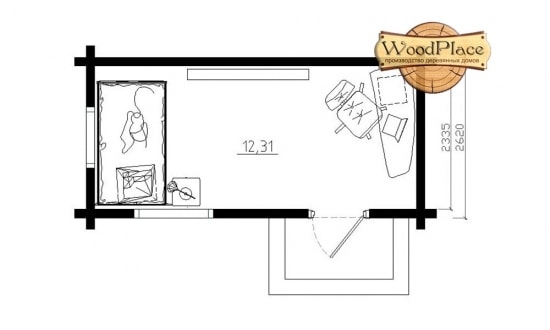 Проект бани "Буханка"