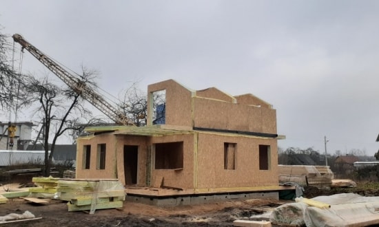 Проект каркасного дома "Боровляны"