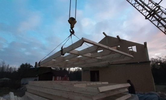 Проект каркасного дома "Боровляны"