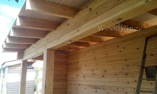 Photo Report terrace with bathhous "Rialit"