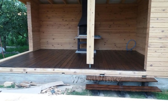 Photo Report terrace with bathhous "Rialit"