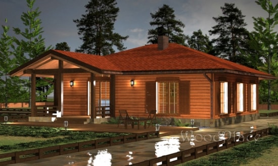 Проект каркасного дома "Юг"
