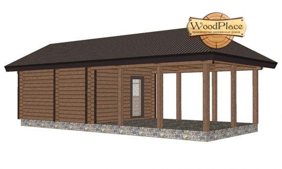 Проект бани "Косичка"