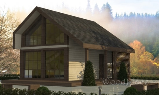 Проект каркасного дома "Лебеди"