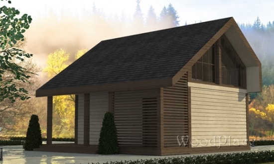 Проект каркасного дома "Лебеди"