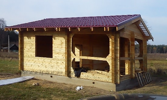 Общий вид на готовое строение