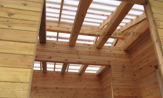 Вид на перекрытие изнутри