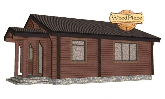 Проект бани "Лесничий"