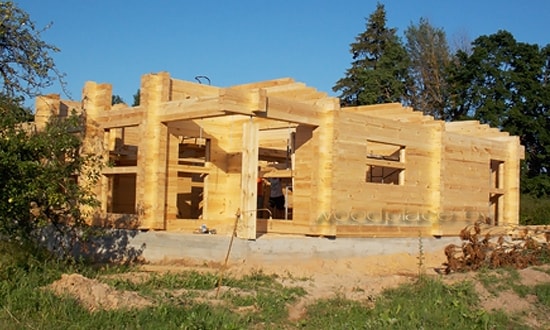 Вид на сруб