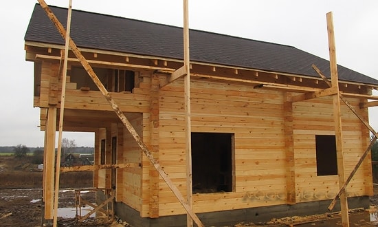 Общий вид на готовый дом