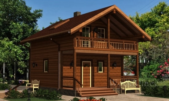Проект каркасного дома "Лужки"