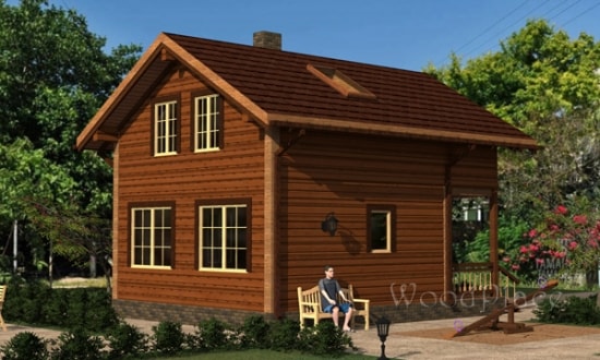 Проект каркасного дома "Лужки"