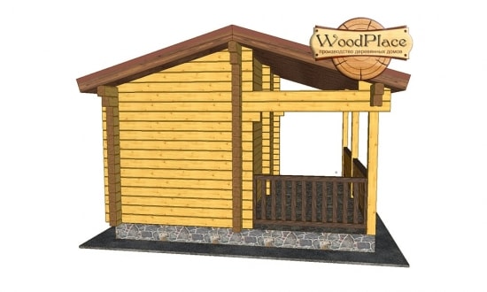 Проект бани "Матрешка"