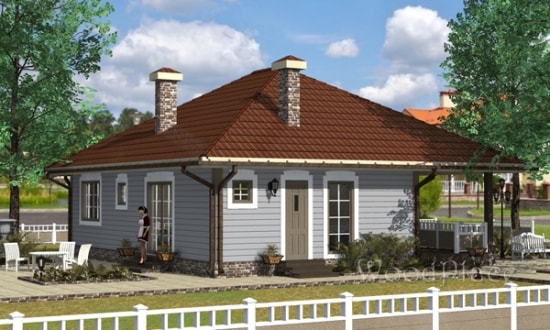 Проект каркасного дома "Молодечно"