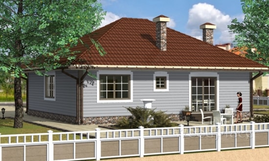 Проект каркасного дома "Молодечно"