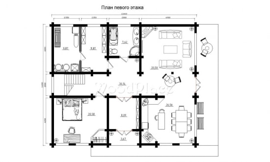 Projekt domu "Mont Blanc"