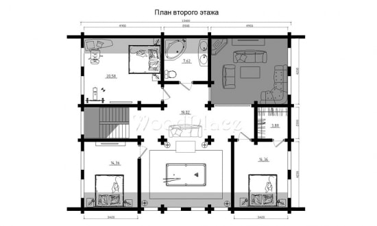Projekt domu "Mont Blanc"