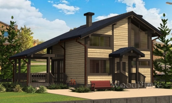 Проект каркасного дома "Москвич"