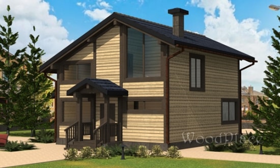 Проект каркасного дома "Москвич"