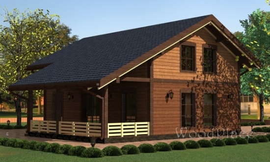 Проект каркасного дома  "Полет"