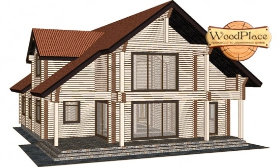 Projekt domu "Hostel"