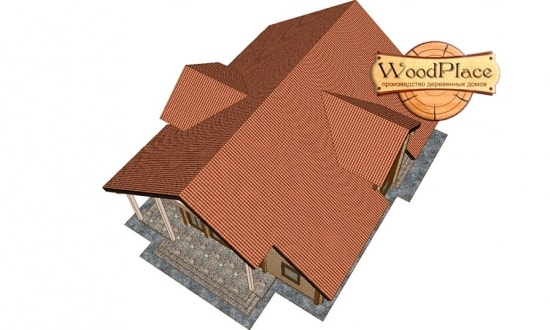 Projekt domu "Hostel"