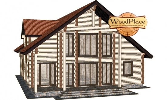 Projekt domu "Hostel"