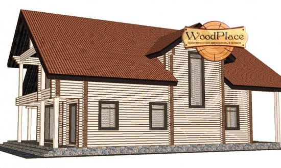 Projekt domu "Hostel"