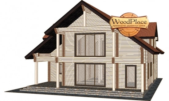 Projekt domu "Hostel"